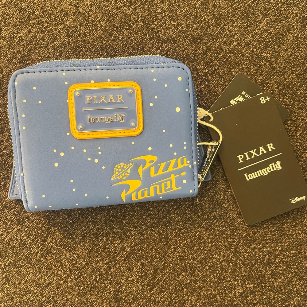 Loungefly Pixar Super Nova Burger Blue Wallet